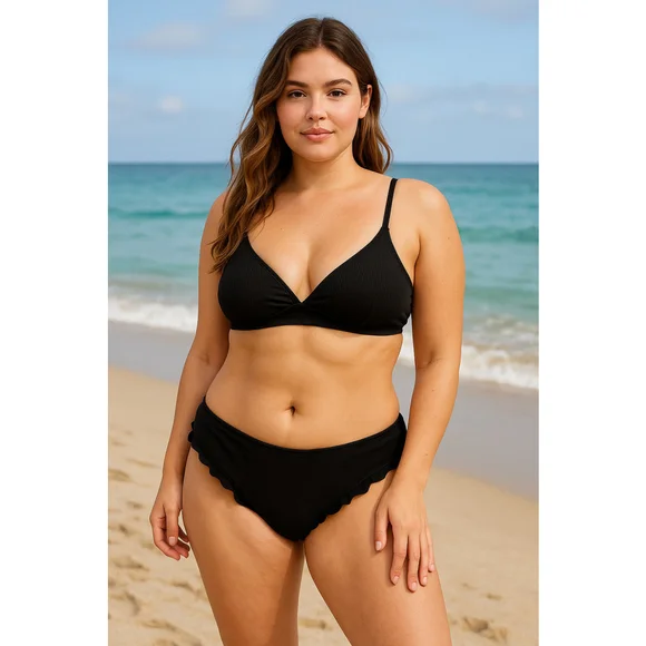 No Boundaries Swim No Boundaries Bikini Bottom Ruffle Ruffled